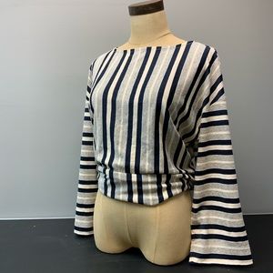 Blue&White Stripes Top